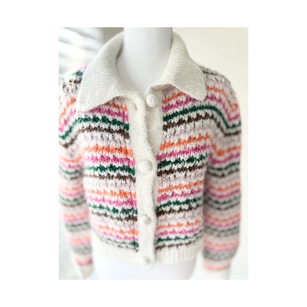 Zara Multicolor Knit Sweater - Picture 2 of 6